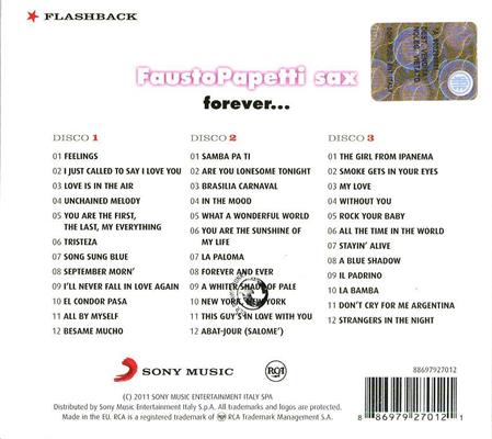 PAPETTI FAUSTO -FOREVER *3-CD* *2011*