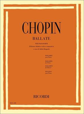 CHOPIN -4 BALLATE PER PIANOFORTE *REV.:BRUGNOLI-MONTANI*