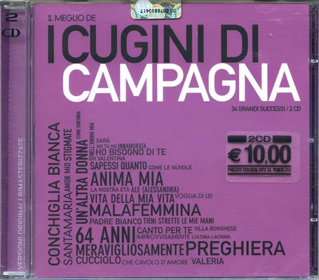 CUGINI DI CAMPAGNA -IL MEGLIO DE I CUGINI DI CAMPAGNA *2-CD*