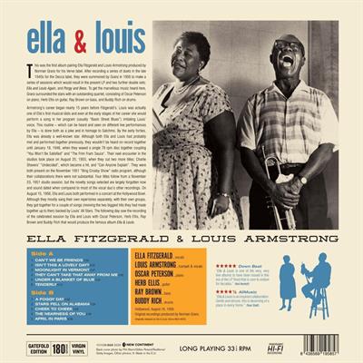 ELLA FITZGERALD/LOUIS ARMSTRONG -ELLA AND LOUIS *LP*