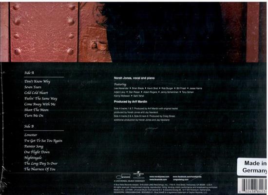 NORAH JONES -COME AWAY WITH ME *20TH ANNIVERSARY*