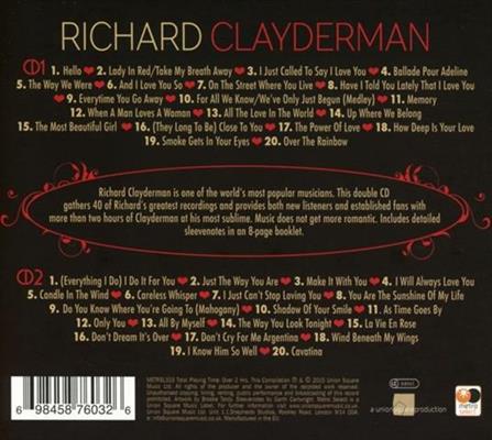 RICHARD CLAYDERMAN -ESSENTIAL LOVE SONGS *2-CD*