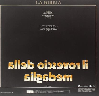 IL ROVESCIO DELLA MEDAGLIA -LA BIBBIA *1971* *LP*