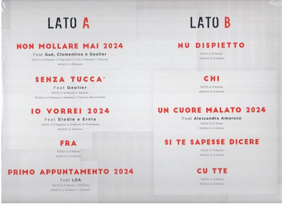 D'ALESSIO GIGI -FRA *VINILE COLORATO BIANCO*