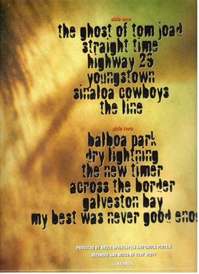 BRUCE SPRINGSTEEN -THE GHOST OF TOM JOAD *LP*