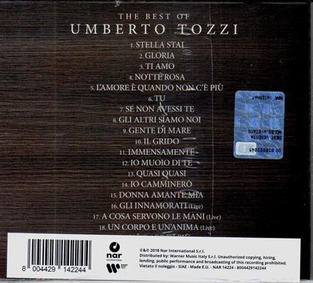 TOZZI UMBERTO -THE BEST OF