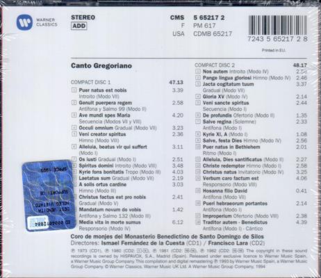 AA.VV.-CANTO GREGORIANO *2-CD*