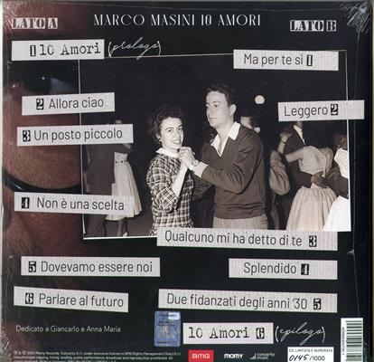 MASINI MARCO -10 AMORI *VINILE BIANCO NUMERATO*