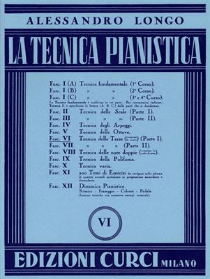 LONGO A.-TECNICA PIANISTICA VOL 6 PARTE 1 TECNICA DELLE TERZE