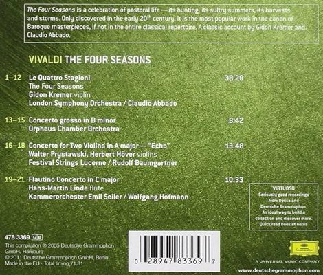 VIVALDI A.-LE QUATTRO STAGIONI  CONCERTO GROSSO IN SI MIN