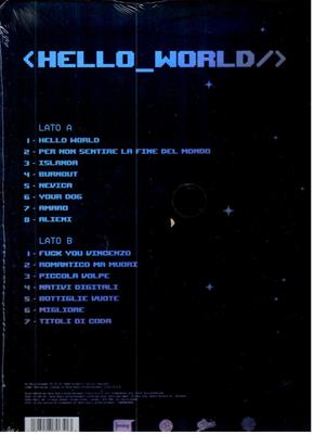 PINGUINI TATTICI NUCLEARI -HELLO WORLD *VINILE COLORATO BLUE*