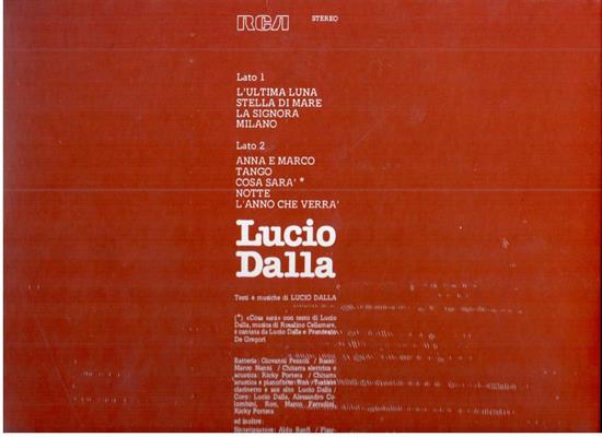 DALLA LUCIO -LUCIO DALLA *LP*