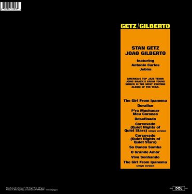 STAN GETZ/JOAO GILBERTO -GETZ / GILBERTO *LP*