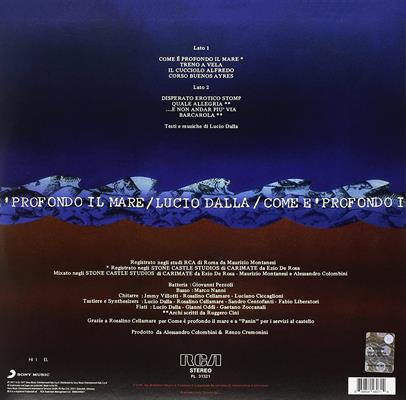 DALLA LUCIO -COM'E' PROFONDO IL MARE *1977* *LP*