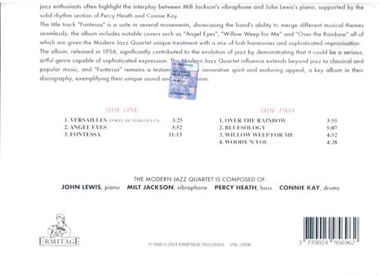MODERN JAZZ QUARTET -FONTESSA *LP*