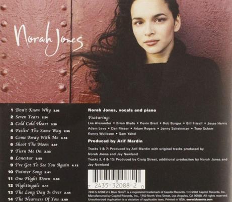 NORAH JONES -COME AWAY WITH ME *2002*