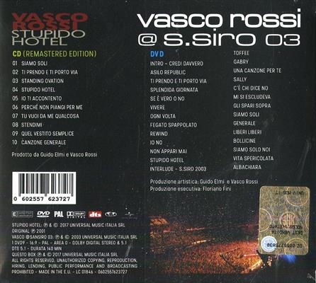 ROSSI VASCO -STUPIDO HOTEL *CD+DVD*
