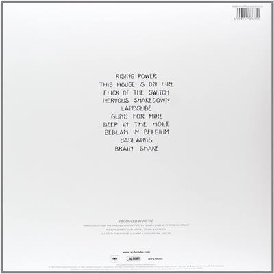 AC/DC -FLICK OF THE SWITCH *1983* *LP 180GR*