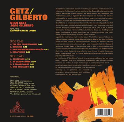 STAN GETZ/JOAO GILBERTO -GETZ / GILBERTO *VINILE GIALLO*