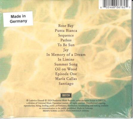 EINAUDI LUDOVICO -THE SUMMER PORTRAITS *2025*