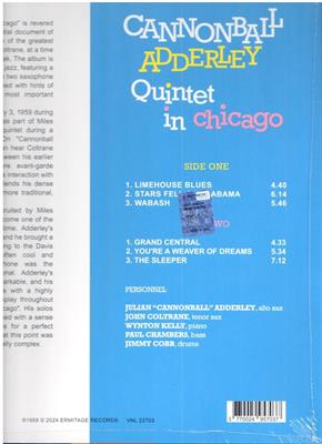 CANNONBALL ADDERLEY -QUINTET IN CHICAGO *VINILE GIALLO*
