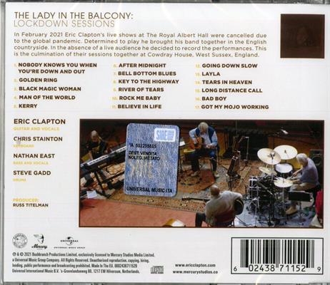 ERIC CLAPTON -THE LADY IN THE BALCONY LOCKDOWN SESSIONS