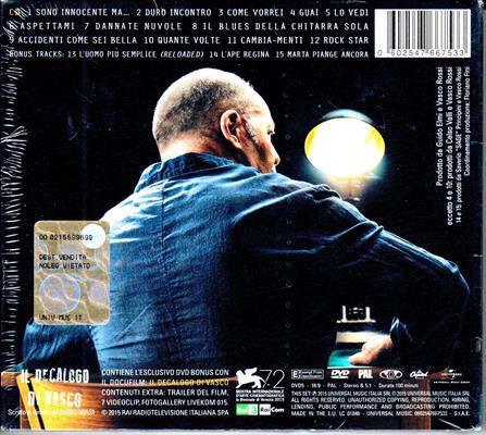 ROSSI VASCO -SONO INNOCENTE *CD+DVD DELUXE EDITION* *2015*