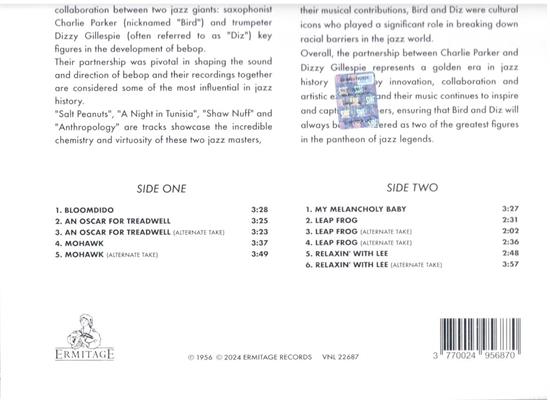 CHARLIE PARKER/DIZZY GILLESPIE -BIRD AND DIZ