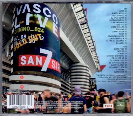 ROSSI VASCO -VASCO LIVE MILANO SANSIRO *2-CD*
