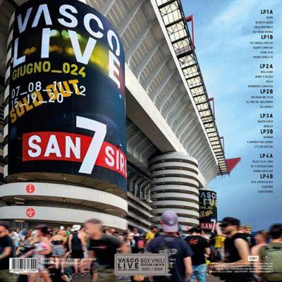 ROSSI VASCO -VASCO LIVE MILANO SANSIRO *BOX 4-LP NUMERATO*