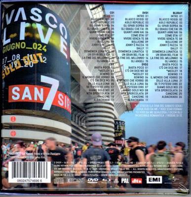 ROSSI VASCO -VASCO LIVE MILANO SANSIRO *2CD+2DVD+BLU RAY*
