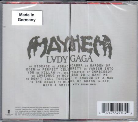 LADY GAGA -MAYHEM *2025*