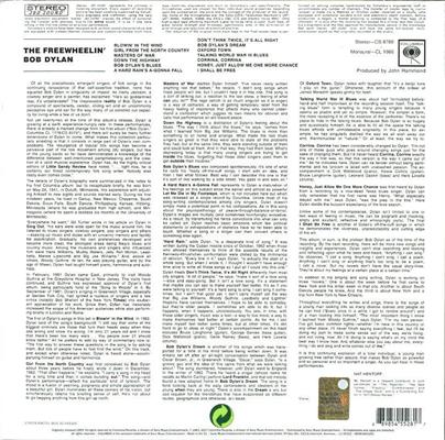 BOB DYLAN -THE FREEWHEELIN *1963* *LP*