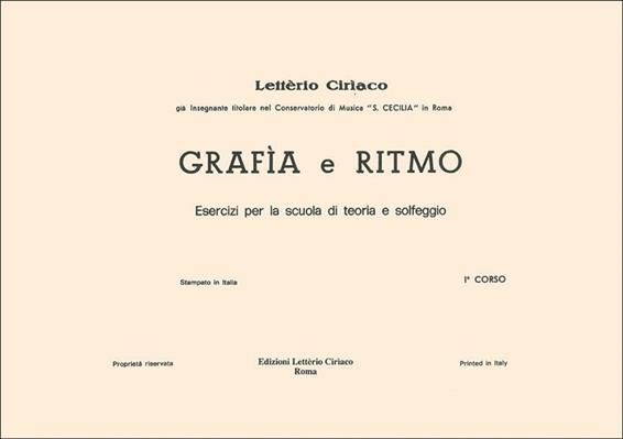 CIRIACO L.-GRAFIA E RITMO VOL 1