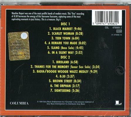 WEATHER REPORT -8:30