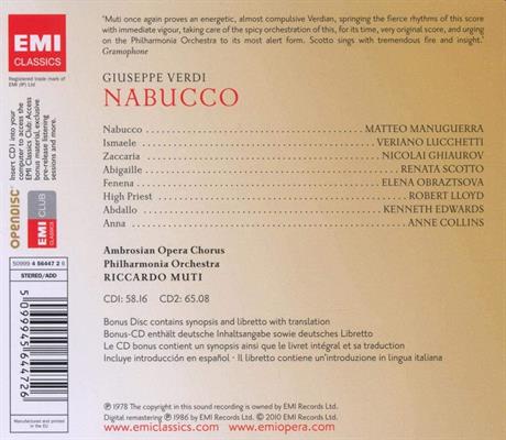 VERDI G.-NABUCCO *MUTI/SCOTTO/GHIAUROV*