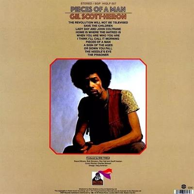 GIL SCOTT HERON -PIECES OF A MAN *1971* *LP*
