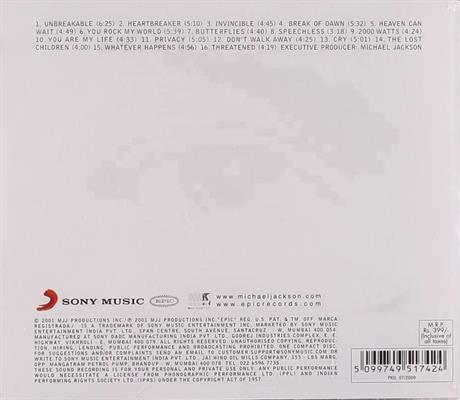 MICHAEL JACKSON -INVINCIBLE *2001*