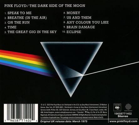 PINK FLOYD -THE DARK SIDE OF THE MOON *50TH ANNIVERSARY*