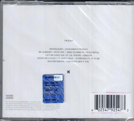 ARIANA GRANDE -DANGEROUS WOMAN