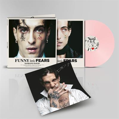 DAMIANO DAVID -FUNNY LITTLE FEARS *AUTOGRAFATO COLORATO PINK*