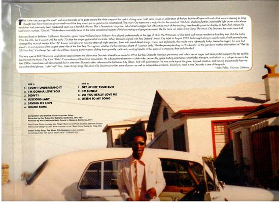 DARONDO -LISTEN TO MY SONG THE MUSIC CITY SESSIONS *LP* *1974*