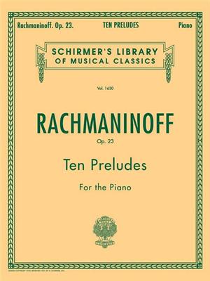 RACHMANINOFF -10 PRELUDI OP 23 PER PIANO