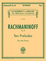 RACHMANINOFF -10 PRELUDI OP 23 PER PIANO