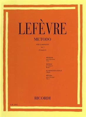 LEFEVRE -METODO PER CLARINETTO VOL I *REV.:GIAMPIERI*