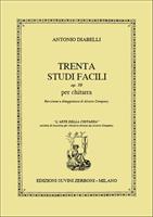 DIABELLI A.-TRENTA STUDI FACILI IO 39 PER CHITARRA