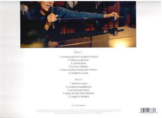 BAGLIONI CLAUDIO -LA VITA E' ADESSO IL SOGNO E' SEMPRE *2-LP*