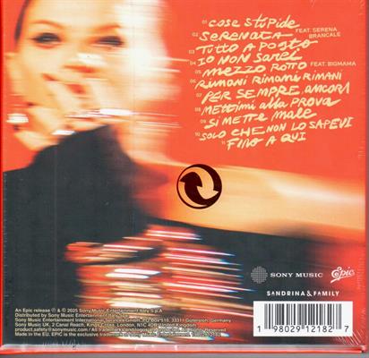 AMOROSO ALESSANDRA -IO NON SAREI *CD DELUXE* *2025*