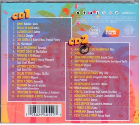 AA.VV.-RADIO ITALIA SUMMER HITS 2025 *2-CD*