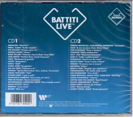 AA.VV.-BATTITI LIVE 2025 *2-CD*